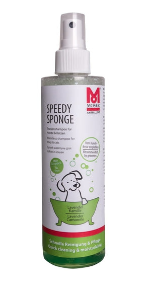 Moser Speedy Sponge Dry Shampoo Spray – Fast-Acting Waterless Formula, 250ml