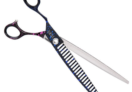 Sirius Left Chunker 8-Inch – Single-Sided Thinning Shear, 26 Teeth, Ergonomic Design