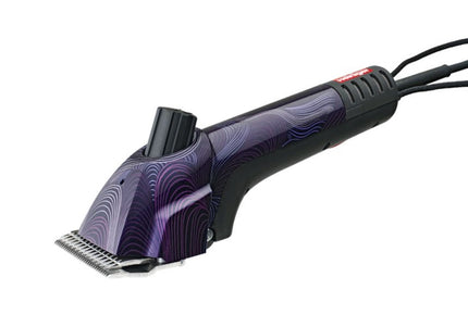 Heiniger Progress Style 80W Horse and Cattle Clipper – Powerful Professional Grooming Tool with 31/15 Blades, Purple