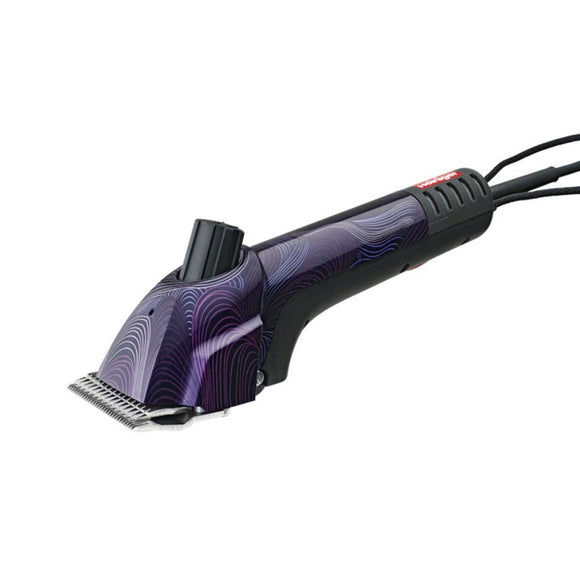 Heiniger Progress Style 80W Horse and Cattle Clipper – Powerful Professional Grooming Tool with 31/15 Blades, Purple