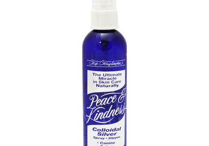 Chris Christensen Peace & Kindness Colloidal Silver Spray – Antibacterial Antifungal Formula, 236ml