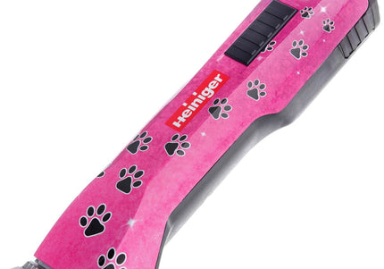 Heiniger Saphir Pink Limited Edition Cordless Clipper – Professional Grooming Razor with No. 10 Blade, 1 Battery