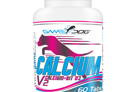 Game Dog Calcium Plus D3 Tablets – Bone-Strengthening Formula with Vitamin D3, 60 Count