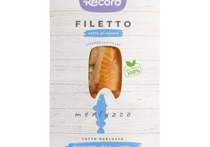 Record Filetto Cod Snack 25g – 100% Steamed Cod Fillet, Pure Protein Treat