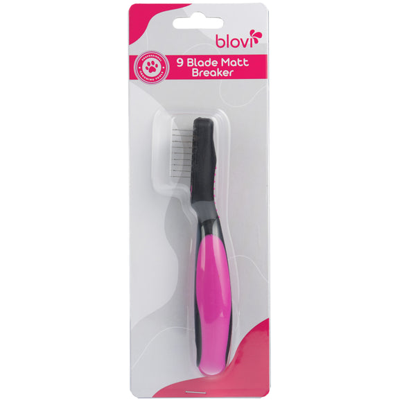 Blovi 9-Blade Matt Breaker – Precision Dematting Tool with Ergonomic Handle