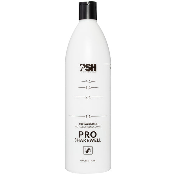 PSH Mixing Bottle 1L – Durable Dilution Container with Easy-Pour Design for Grooming Cosmetics