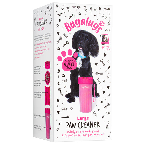 Bugalugs Paw Cleaner Large – Gentle Silicone Bristles, Easy-Clean Design for Thorough Paw Washing