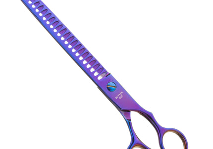 Geib Monster Purple Chunker 8.5" – Professional Single-Sided Thinning Shears, 26 Teeth, Extremely Sharp