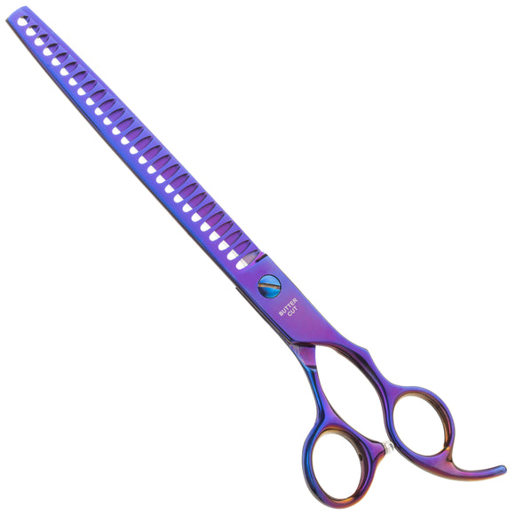 Geib Monster Purple Chunker 8.5" – Professional Single-Sided Thinning Shears, 26 Teeth, Extremely Sharp