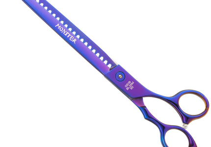 Geib Monster Purple Chunker 8.5" – Professional Single-Sided Thinning Shears, 26 Teeth, Extremely Sharp
