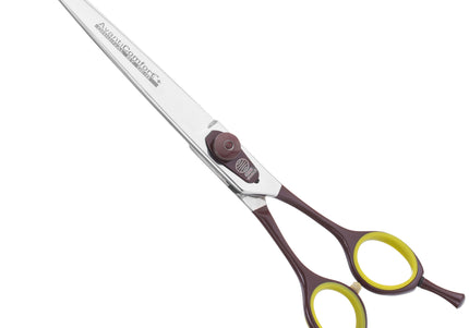 Geib Avanti Comfort Plus EH 8.5" Straight Scissors – Curved Handle, Micro-Bevel Edge, Professional Quality