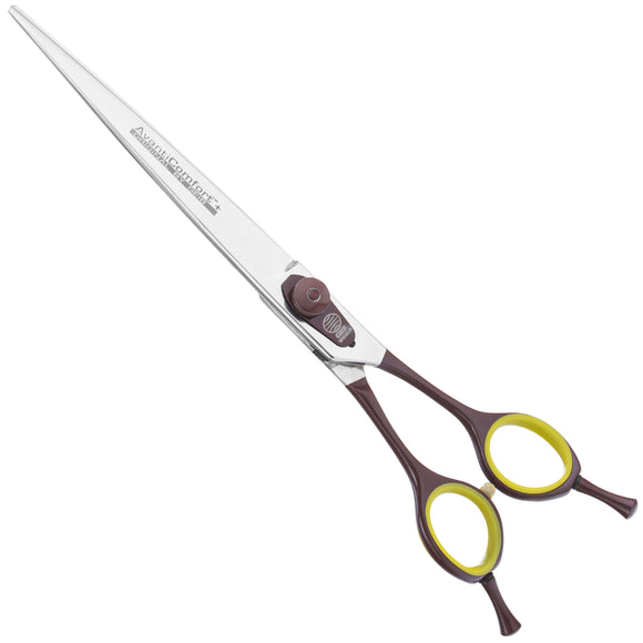 Geib Avanti Comfort Plus EH 8.5" Straight Scissors – Curved Handle, Micro-Bevel Edge, Professional Quality