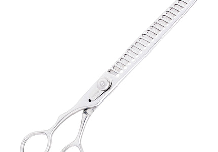 Geib Gator Lefty Chunker 8.5" Thinning Shears – Japanese Stainless Steel, 26 Teeth, Left-Handed Precision