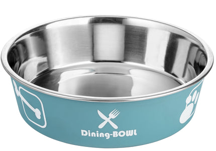 Flamingo Kena Dining Bowl Small – Non-Slip Stainless Steel Feeding Dish, Durable Design