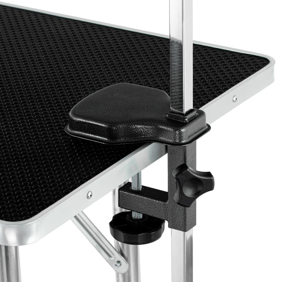 Blovi Solid Black Grooming Table 95x55cm – Adjustable Height, Stable Non-Slip Surface