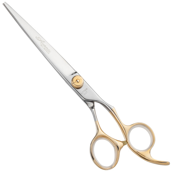 Geib Avanti Straight Grooming Scissors – 7.5in Micro-Bevel Blade, Professional Precision
