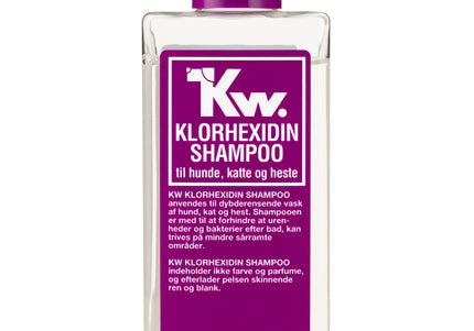 KW Chlorhexidine Shampoo 200ml – Antibacterial Concentrate with Deep-Cleaning Formula, 1:3 Dilution