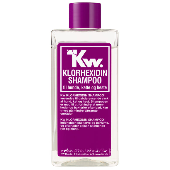 KW Chlorhexidine Shampoo 200ml – Antibacterial Concentrate with Deep-Cleaning Formula, 1:3 Dilution