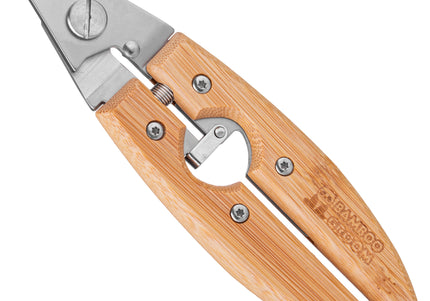 Bamboo Groom Nail Clippers – Eco-Friendly Bamboo Handle, Precision Stainless Steel Blades
