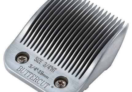 Geib Buttercut SS No. 3/4HT Grooming Blade – Long Stainless Steel, 19mm Cutting Length