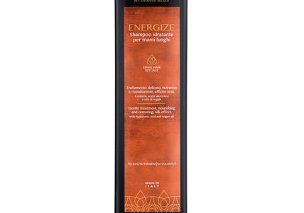 Ambel Energize Moisturizing Shampoo – Hyaluronic Acid Formula, Long Hair Concentrate 1:15, 1L