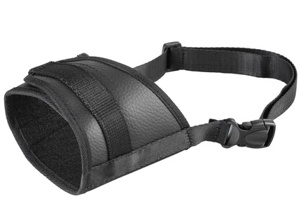 Blovi Eco Leather Muzzle – Solid Adjustable Design, Durable and Comfortable Fit