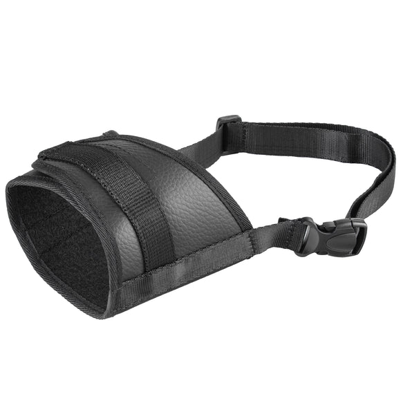 Blovi Eco Leather Muzzle – Solid Adjustable Design, Durable and Comfortable Fit