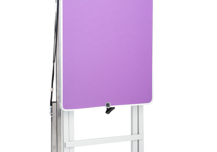 Blovi Display Table – Lightweight Handy Grooming Table with 60x45cm Purple Top