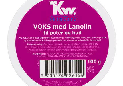 KW Paw & Skin Wax – Regenerating Protective Formula with Lanolin, Nourishes and Shields