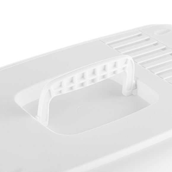 Record Romeo Cat Litter Box L – Lockable Covered Design with Flap Door and Filter, Blue