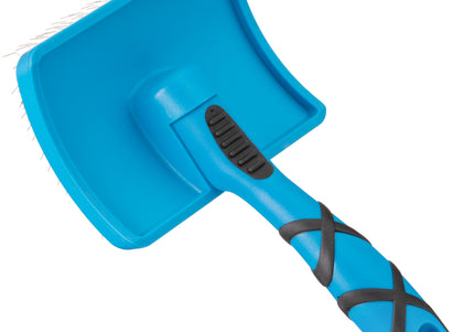 Groom Professional Slicker Brush Soft Large – Profiled Poodle Brush with Long Flexible Pins