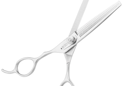 Geib Entree Lefty Thinner 6.5" – Japanese Steel, 40-Tooth Left-Handed Thinning Shears
