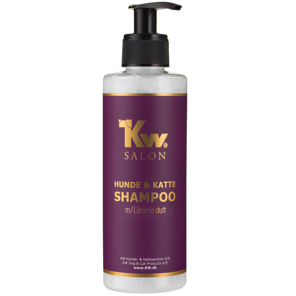 KW Salon Limone Shampoo 300ml – Citrus Scented Concentrate, Universal Formula, 1:3 Dilution