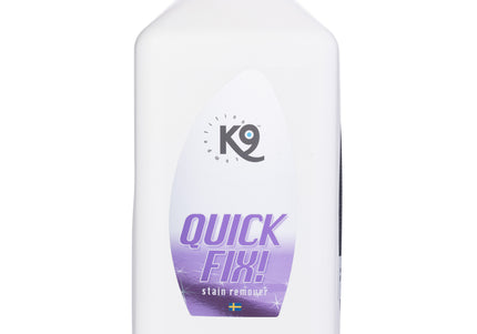 K9 Quick Fix Stain Remover – Dry Shampoo for White and Light Coats, 2.7L Large Bottle