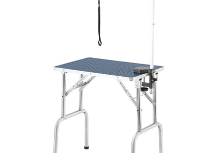 Blovi Small Trimming Table 70x48cm – Black, Stable Surface with Extension Arm