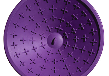 LickiMat Splash Licking Mat – Purple Silicone with Suction Cup, Calming and Entertaining