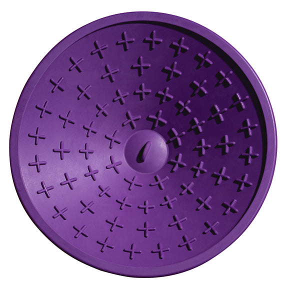 LickiMat Splash Licking Mat – Purple Silicone with Suction Cup, Calming and Entertaining