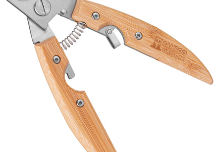 Bamboo Groom Nail Clippers – Eco-Friendly Bamboo Handle, Precision Stainless Steel Blades