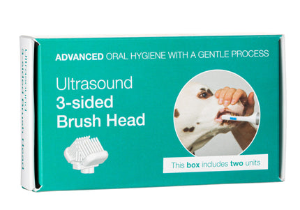 Cleany Teeth Three-Sided Brush Heads – Dual Pack, Ultrasonic-Compatible, Deep Cleaning Design