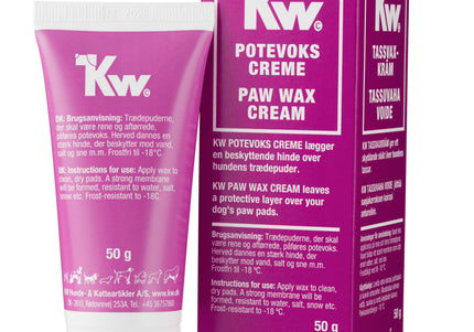 KW Paw Wax Cream 50g – Protective Regenerating Formula with Beeswax for Healthy Pads