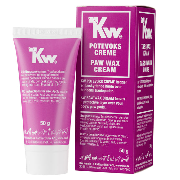 KW Paw Wax Cream 50g – Protective Regenerating Formula with Beeswax for Healthy Pads