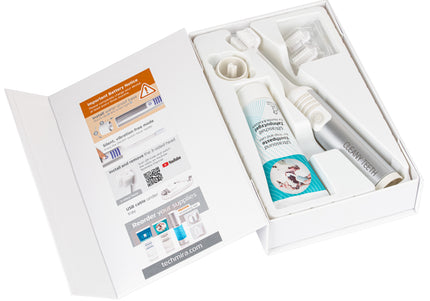 Cleany Teeth Ultrasonic Toothbrush Starter Pack – Advanced Plaque Removal, Gentle Dental Care