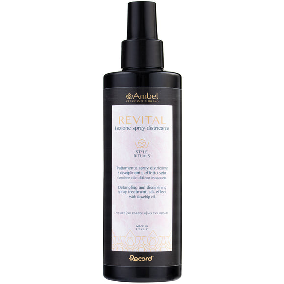 Ambel Revital Coat Detangler Spray 200ml – Lightweight Conditioning Formula, Eases Brushing