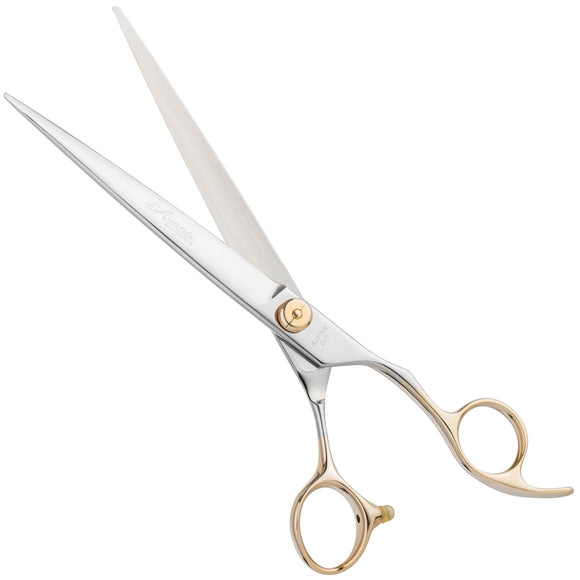 Geib Avanti Straight Grooming Scissors – 7.5in Micro-Bevel Blade, Professional Precision