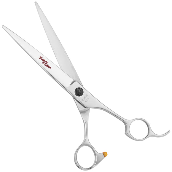 Geib SuperStar Straight Grooming Scissors – 7" Japanese Steel, Professional Quality