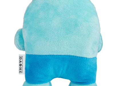 Dashi Albu Plush Toy – Soft 16cm Blue Creature with Squeaker, Durable Design