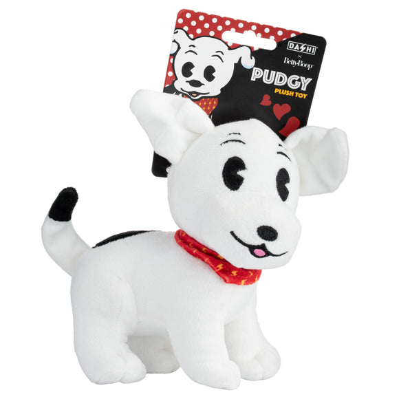 Dashi Pudgy Plush Toy – 13cm Soft Squeaker Betty Boop Dog Character, Durable Design