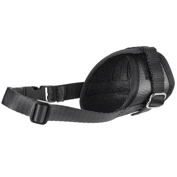 Blovi Eco Leather Muzzle – Solid Adjustable Design, Durable and Comfortable Fit