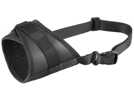 Blovi Eco Leather Muzzle – Solid Adjustable Design, Durable and Comfortable Fit
