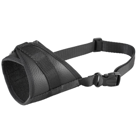 Blovi Eco Leather Muzzle – Solid Adjustable Design, Durable and Comfortable Fit